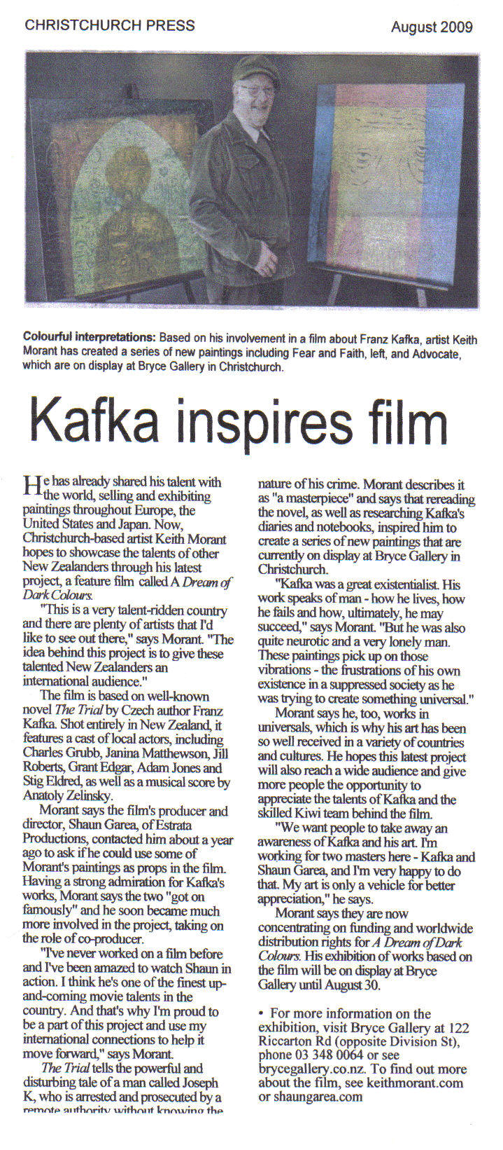 Kafka Inspires Film