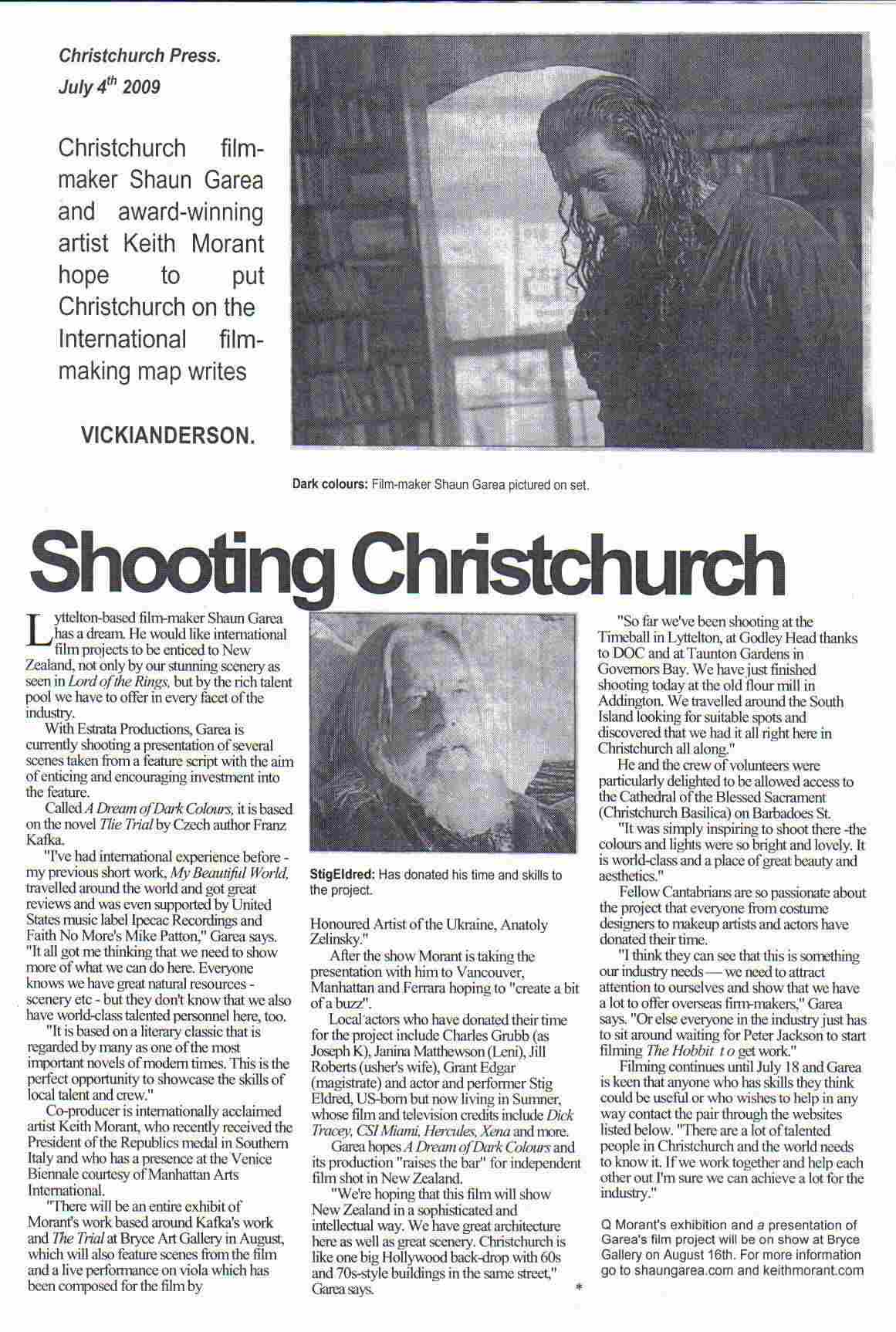 Shooting Christchurch, Christchurch Press